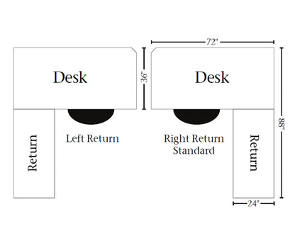 SFC Amish Manitoba Corner and Return Desk