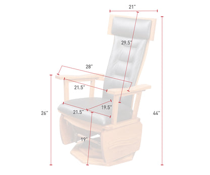 SFC Amish London Swivel Glider