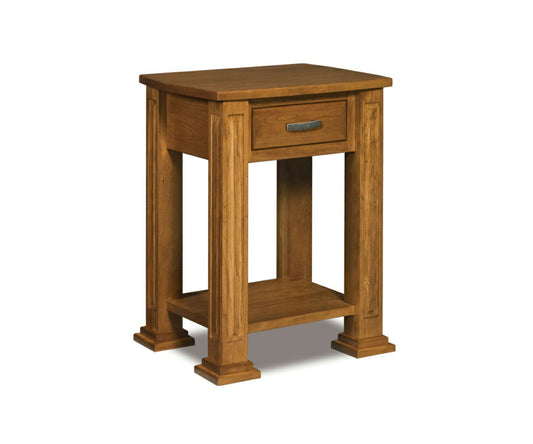 SFC Amish Lexington One Drawer Open Nightstand