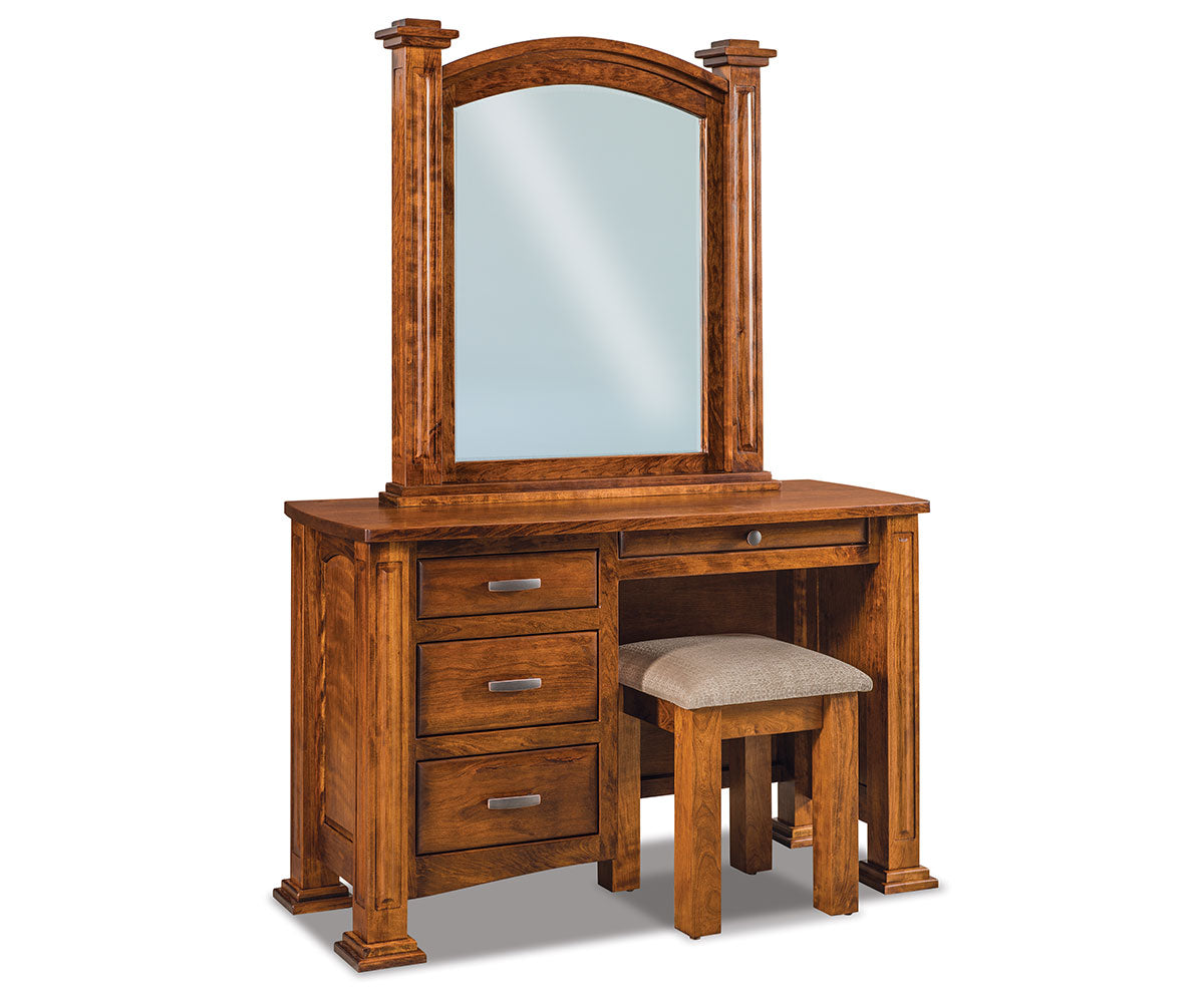 SFC Amish Lexington Four Drawer Vanity Dresser