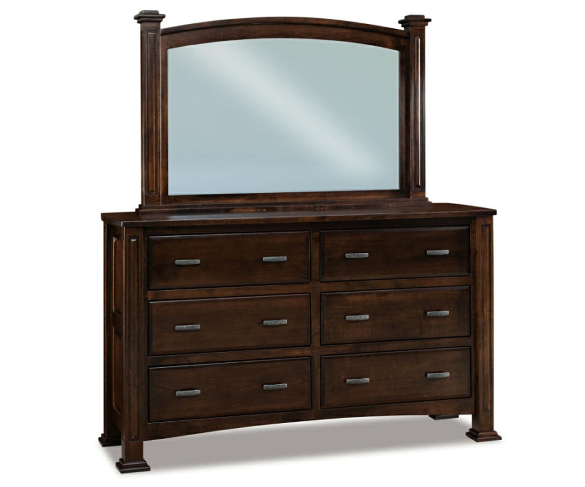 SFC Amish Lexington Six Drawer Dresser