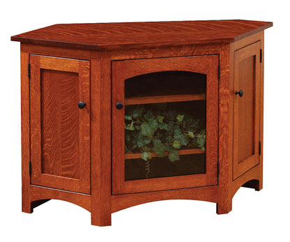 SFC Amish Shaker Cornwall Corner TV Stand