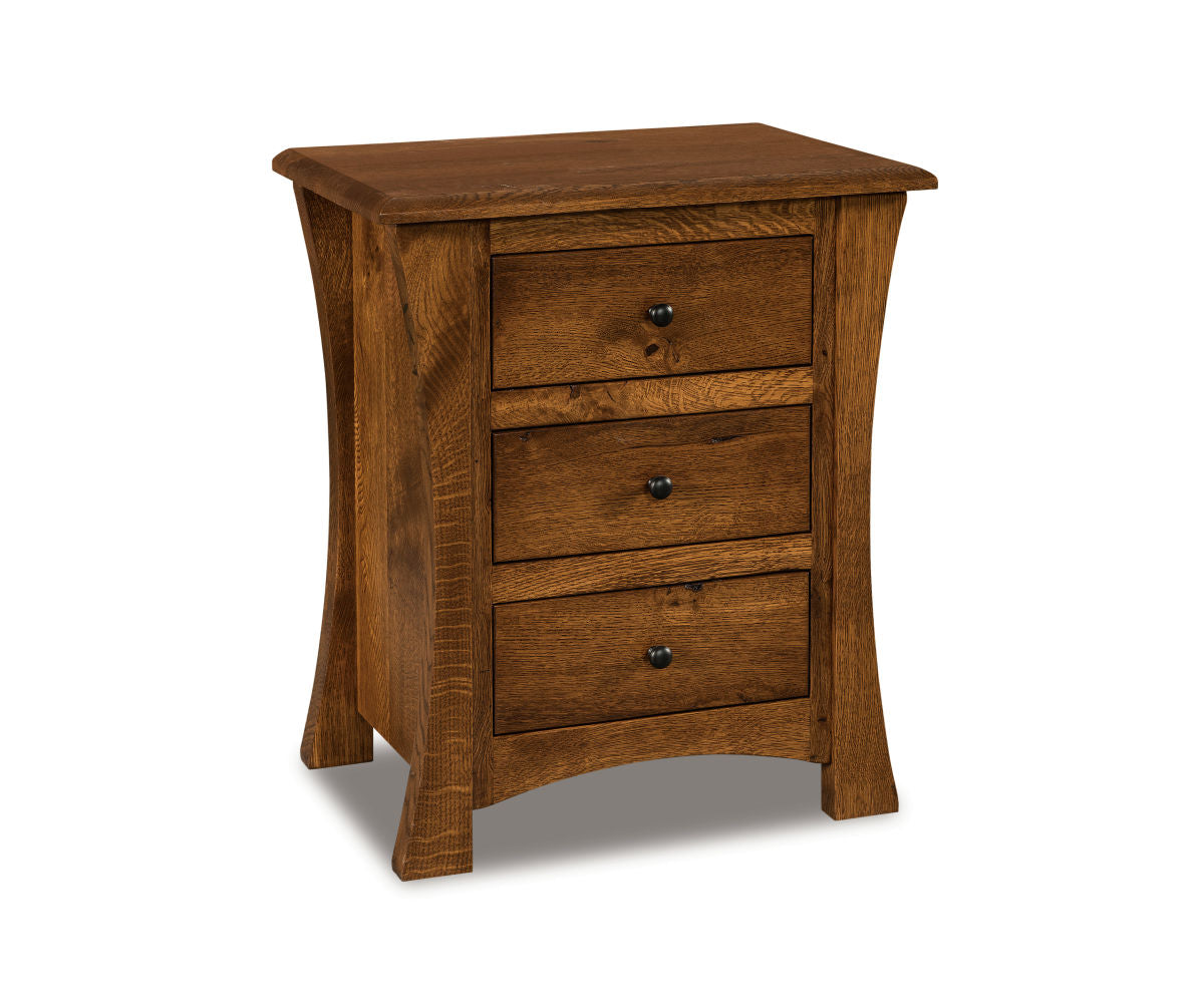 SFC Amish Matison Three Drawer Nightstand