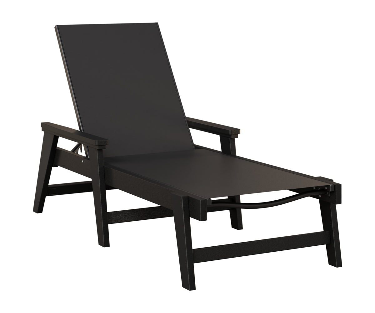 Mayhew Sling Chaise Lounge With Arms