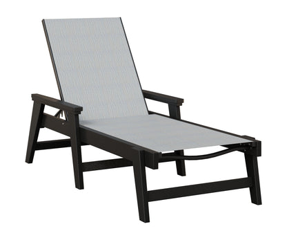 Mayhew Sling Chaise Lounge With Arms
