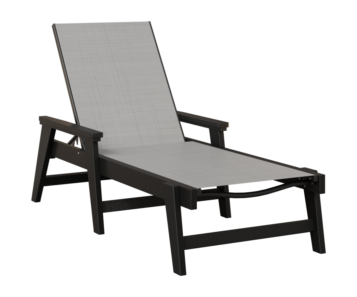Mayhew Sling Chaise Lounge With Arms
