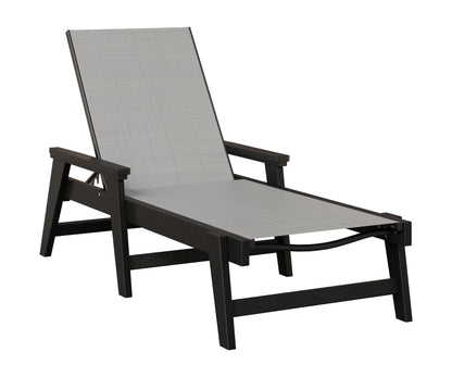 Mayhew Sling Chaise Lounge With Arms