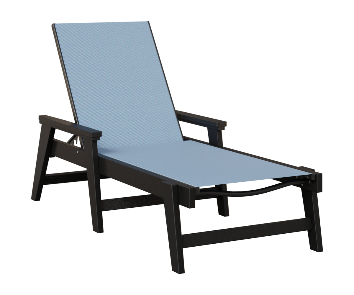Mayhew Sling Chaise Lounge With Arms
