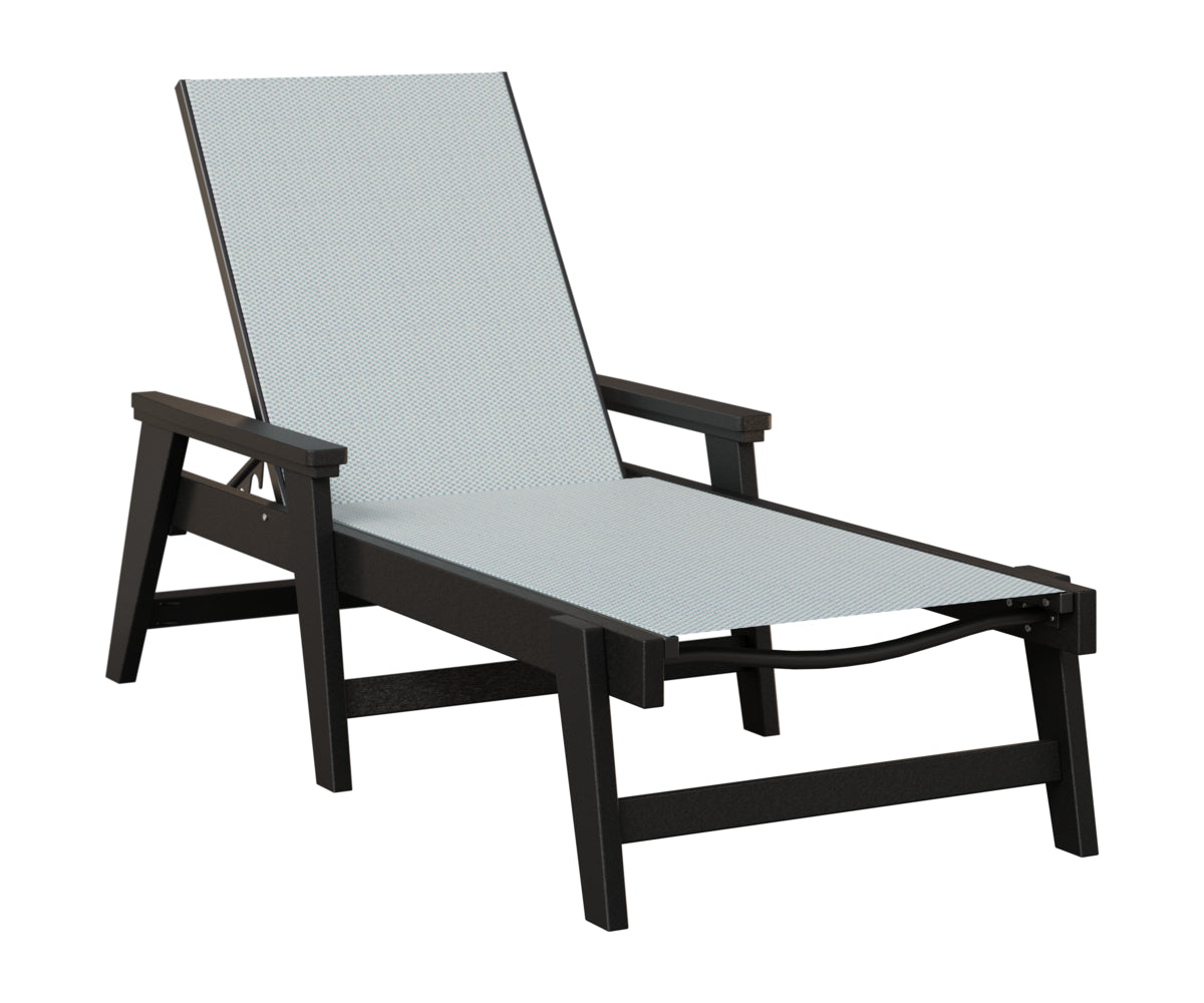 Mayhew Sling Chaise Lounge With Arms