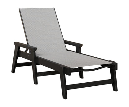 Mayhew Sling Chaise Lounge With Arms