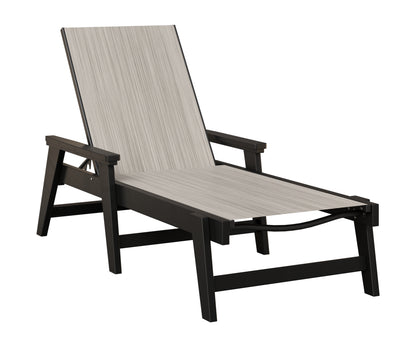 Mayhew Sling Chaise Lounge With Arms