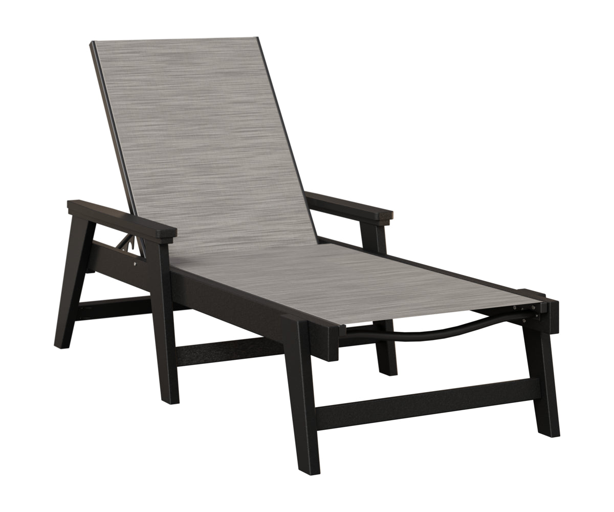 Mayhew Sling Chaise Lounge With Arms