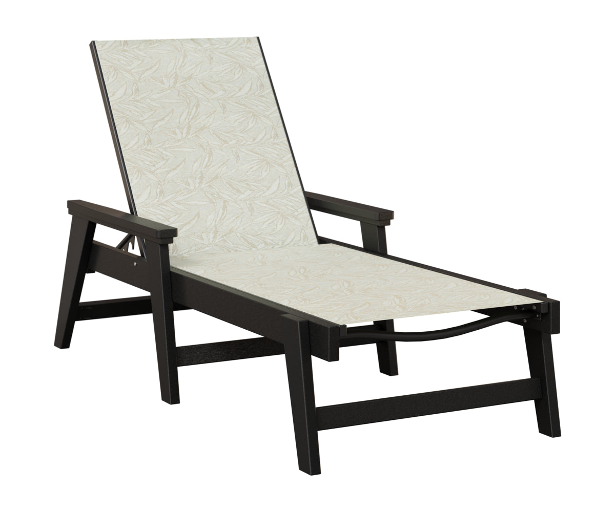 Mayhew Sling Chaise Lounge With Arms
