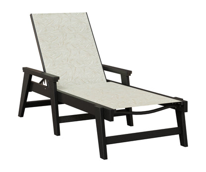 Mayhew Sling Chaise Lounge With Arms