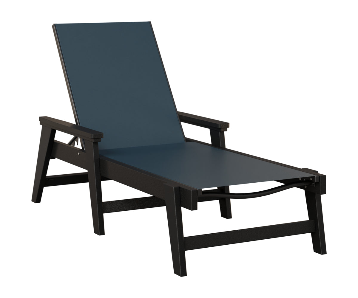 Mayhew Sling Chaise Lounge With Arms