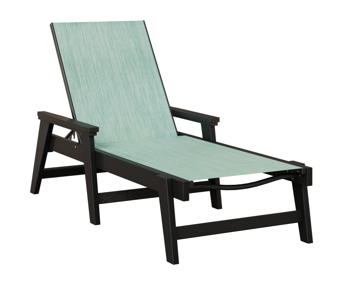 Mayhew Sling Chaise Lounge With Arms