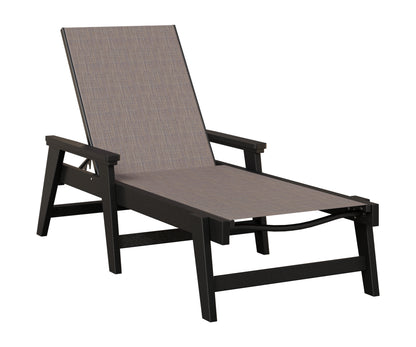 Mayhew Sling Chaise Lounge With Arms
