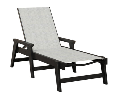 Mayhew Sling Chaise Lounge With Arms