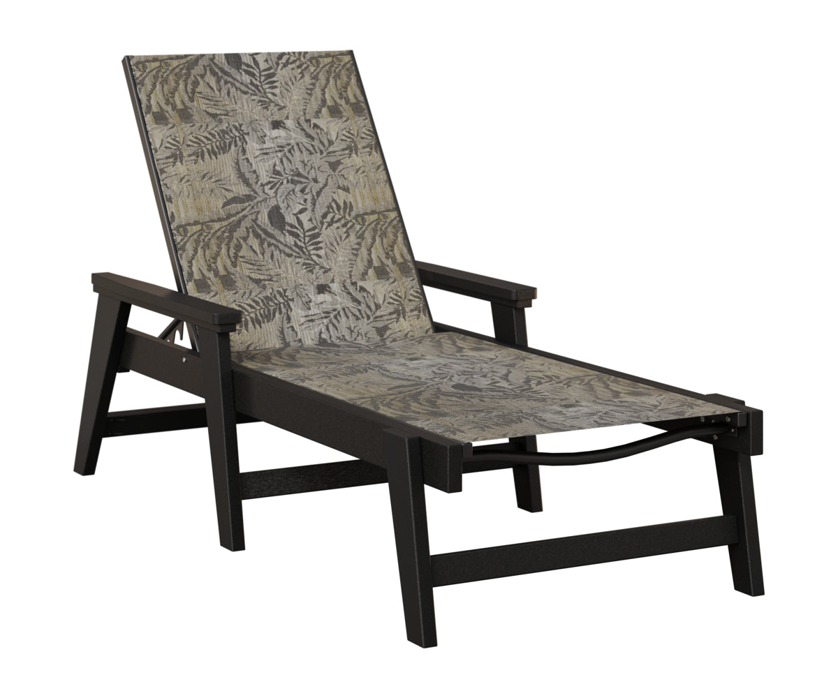 Mayhew Sling Chaise Lounge With Arms