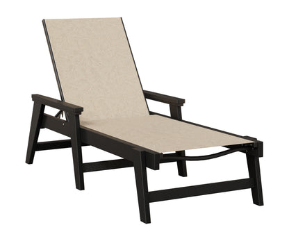 Mayhew Sling Chaise Lounge With Arms