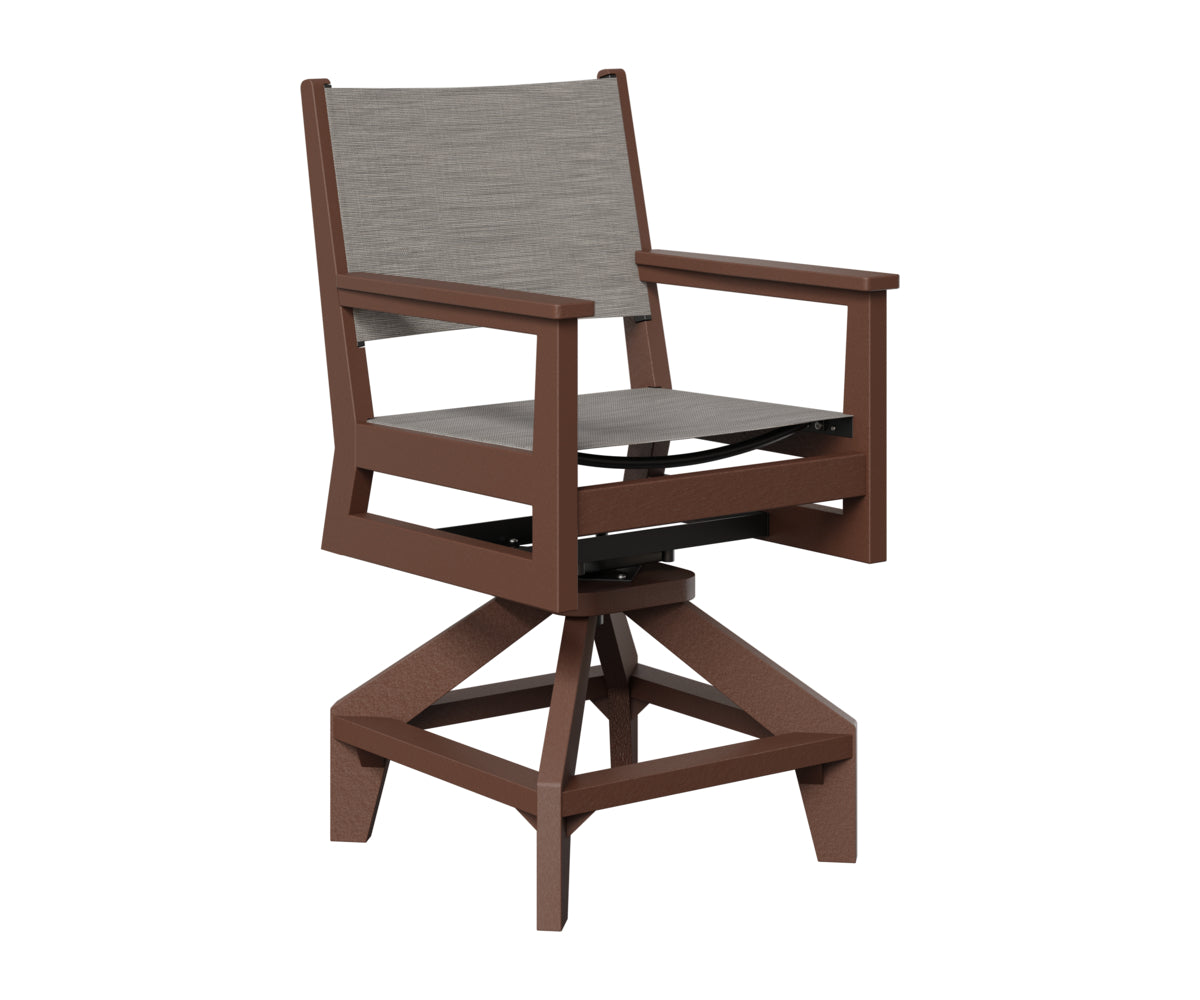 Mayhew Padded Sling Swivel Counter Chair