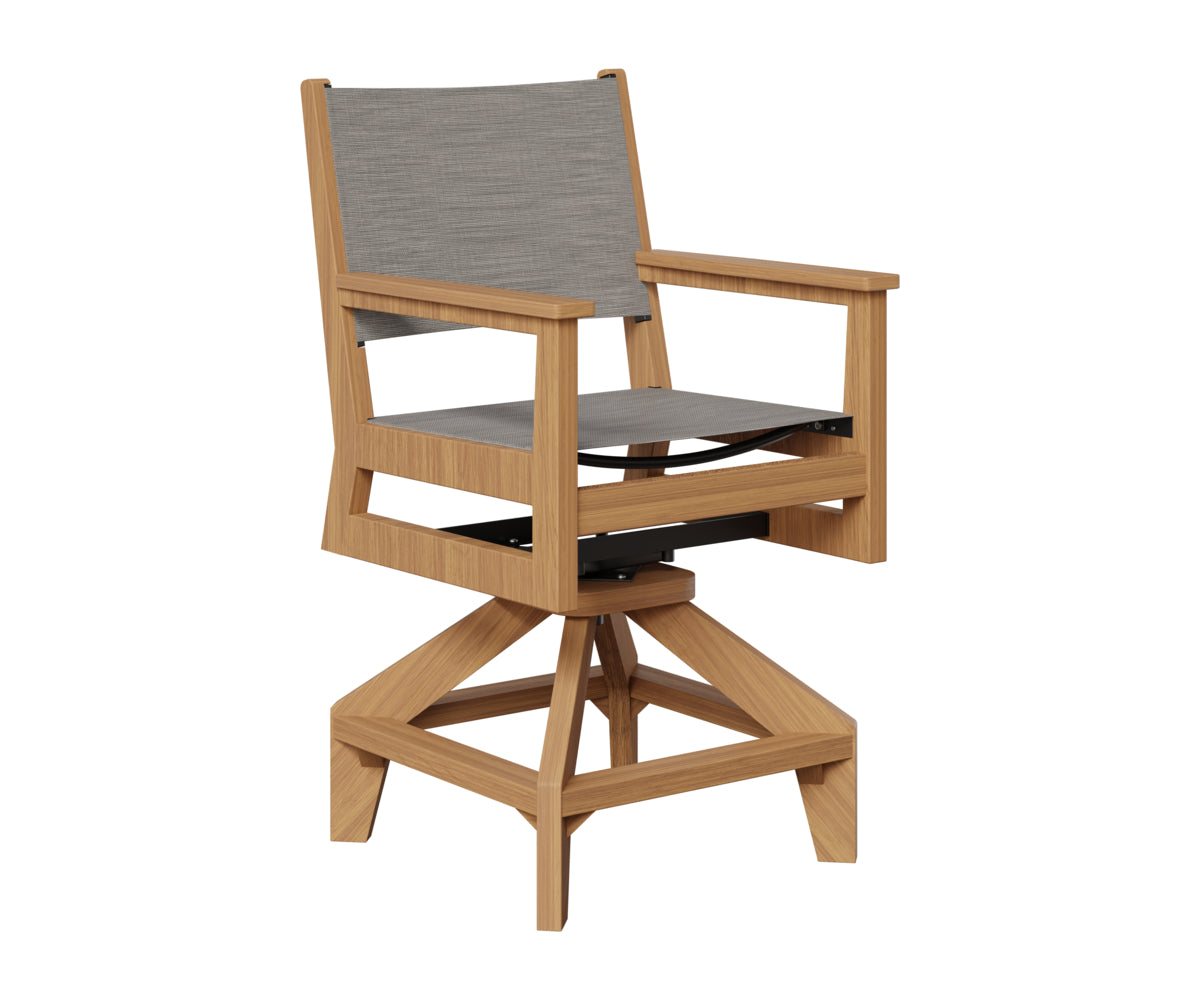 Mayhew Padded Sling Swivel Counter Chair