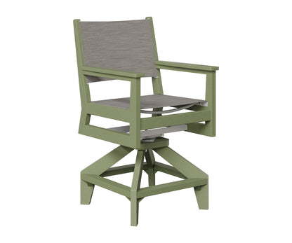 Mayhew Padded Sling Swivel Counter Chair
