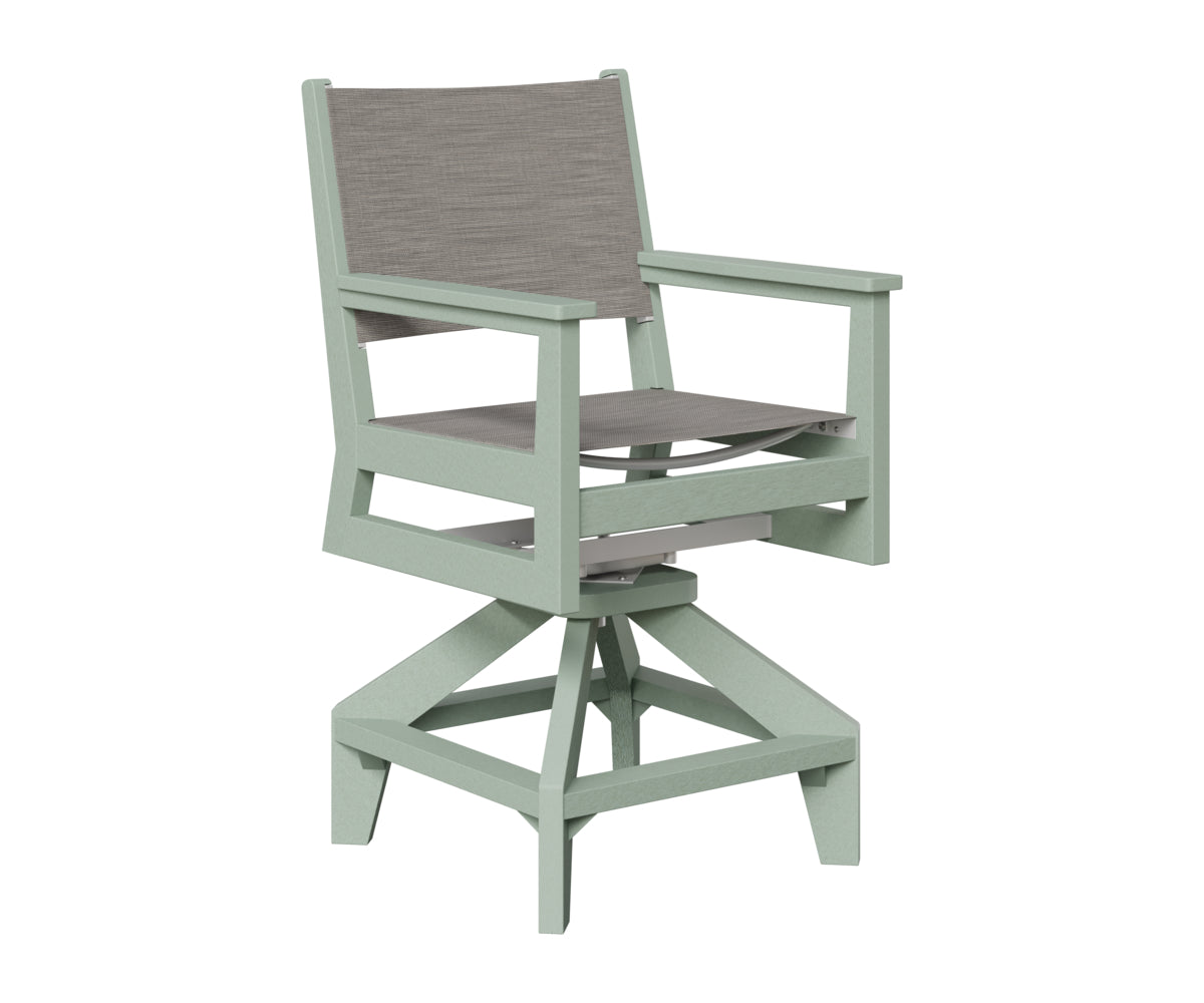 Mayhew Padded Sling Swivel Counter Chair