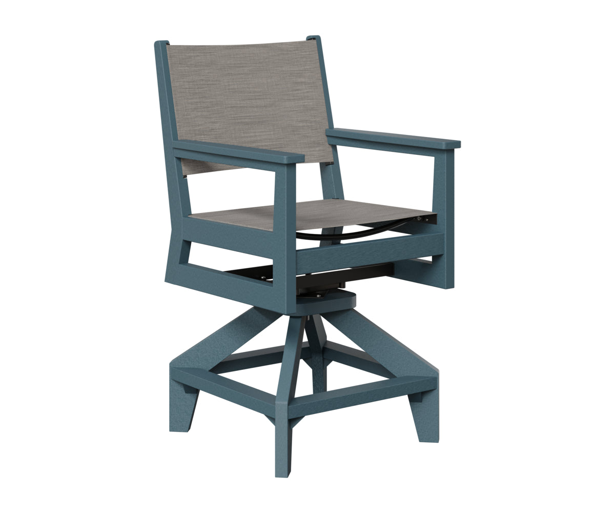 Mayhew Padded Sling Swivel Counter Chair