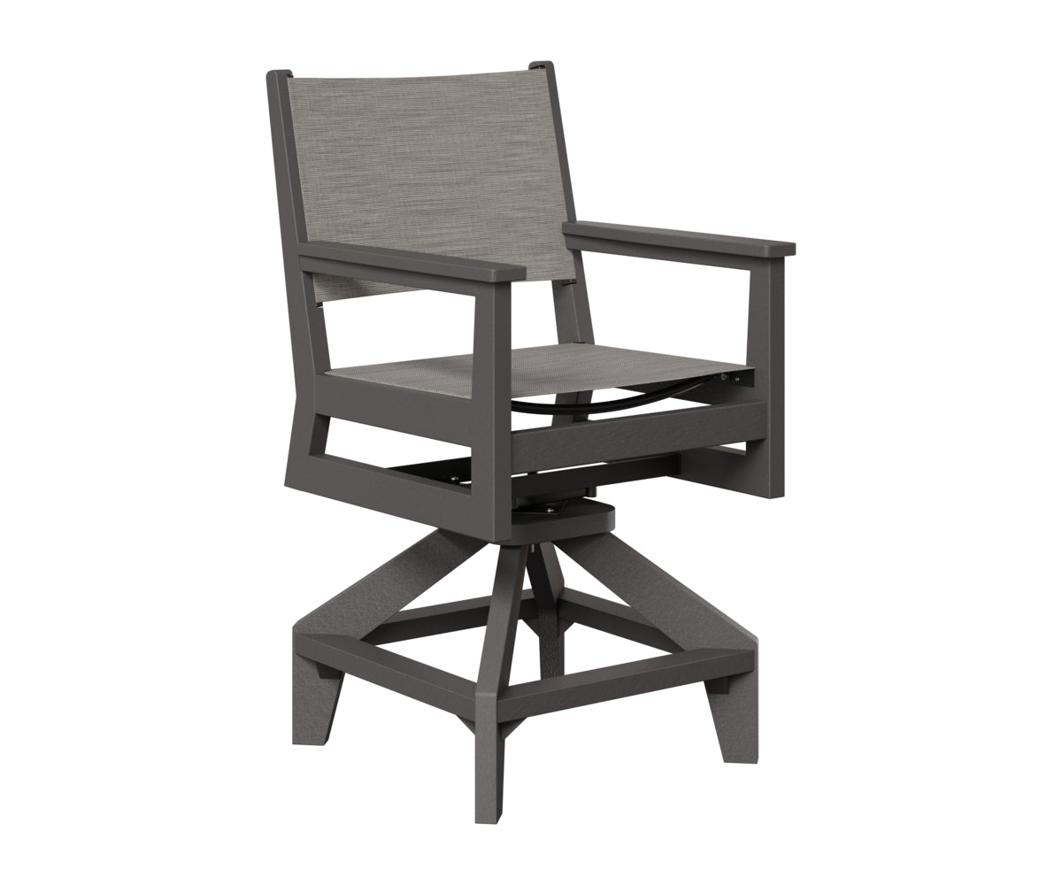 Mayhew Padded Sling Swivel Counter Chair
