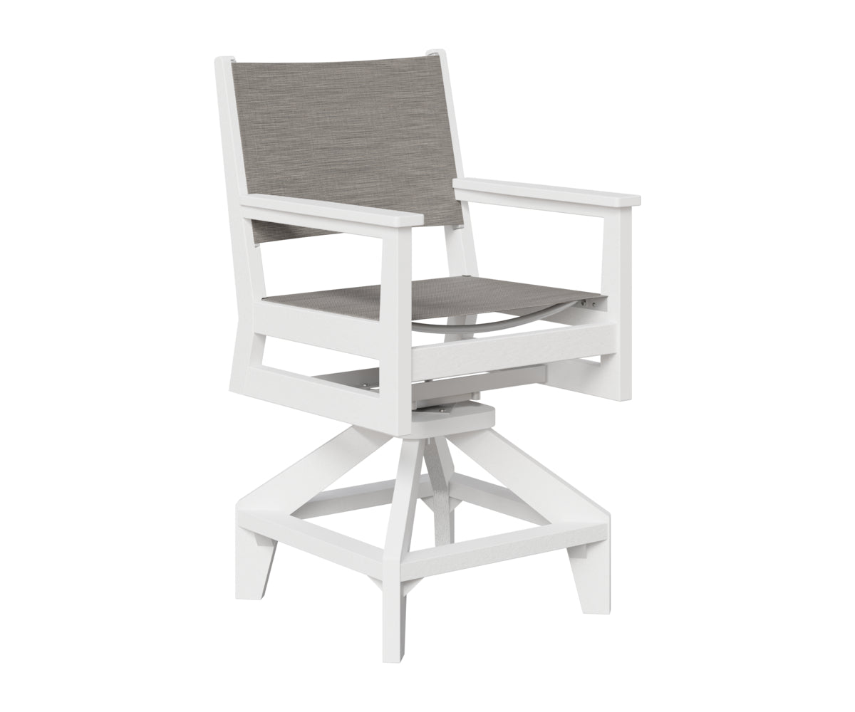 Mayhew Padded Sling Swivel Counter Chair