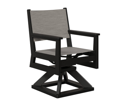 Mayhew Padded Sling Swivel Rocker Dining Chair