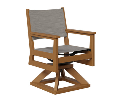 Mayhew Padded Sling Swivel Rocker Dining Chair