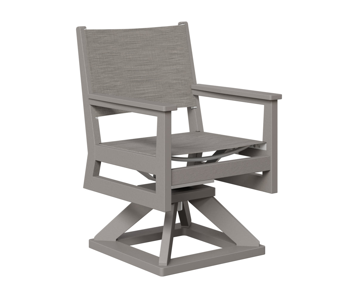 Mayhew Padded Sling Swivel Rocker Dining Chair