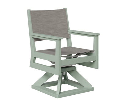 Mayhew Padded Sling Swivel Rocker Dining Chair