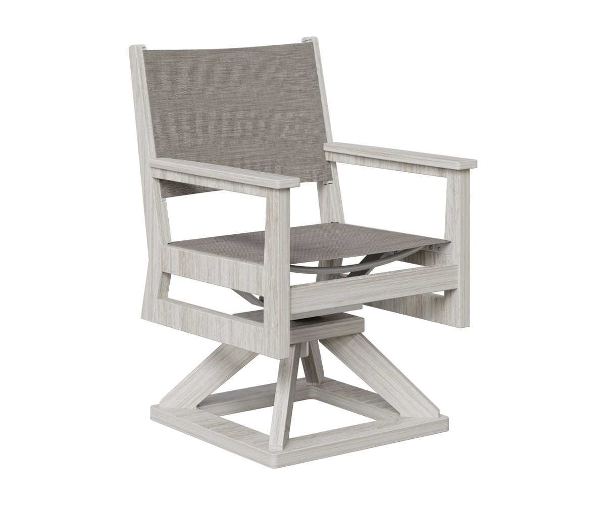 Mayhew Padded Sling Swivel Rocker Dining Chair