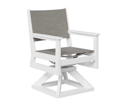 Mayhew Padded Sling Swivel Rocker Dining Chair