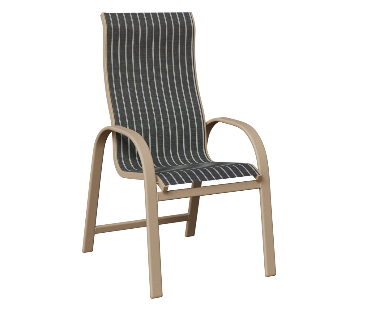 Murphy High Back Padded Sling Dining Chair
