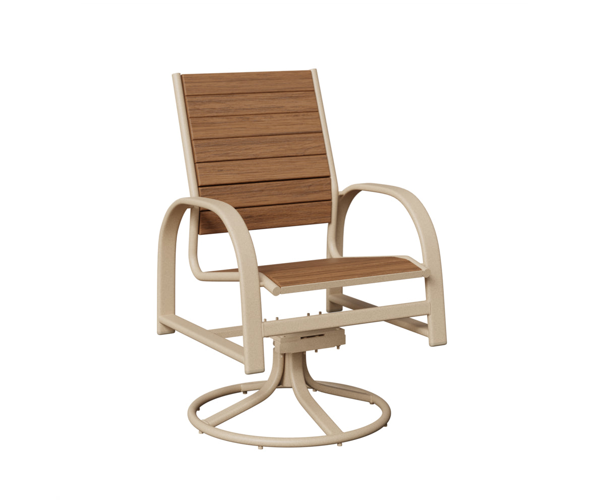 Murphy Poly Swivel Rocker Dining Chair