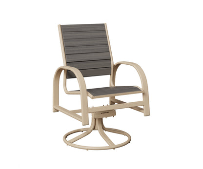 Murphy Poly Swivel Rocker Dining Chair