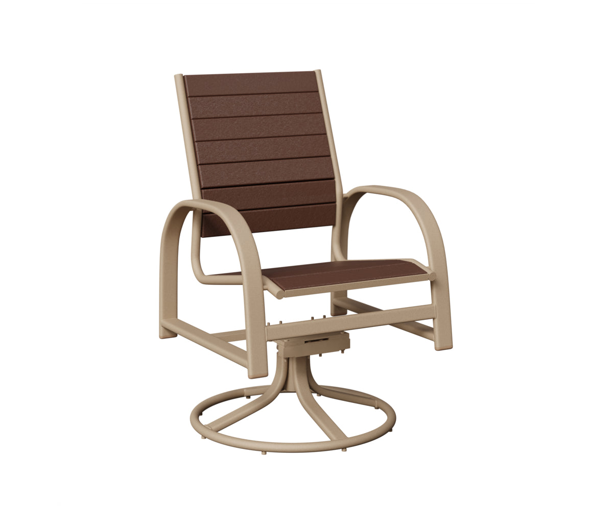 Murphy Poly Swivel Rocker Dining Chair