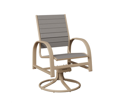 Murphy Poly Swivel Rocker Dining Chair