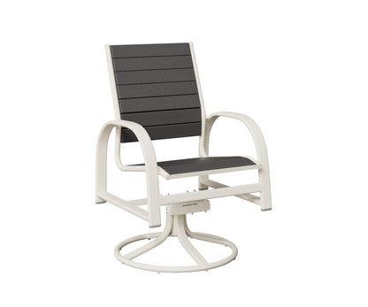 Murphy Poly Swivel Rocker Dining Chair