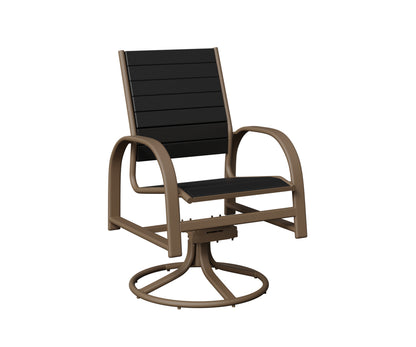 Murphy Poly Swivel Rocker Dining Chair