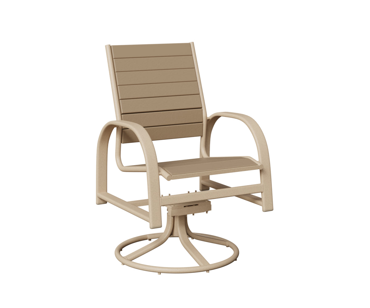 Murphy Poly Swivel Rocker Dining Chair