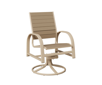 Murphy Poly Swivel Rocker Dining Chair