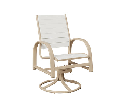 Murphy Poly Swivel Rocker Dining Chair