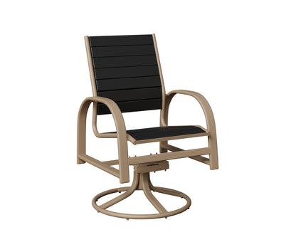 Murphy Poly Swivel Rocker Dining Chair