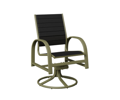 Murphy Poly Swivel Rocker Dining Chair