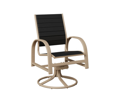Murphy Poly Swivel Rocker Dining Chair